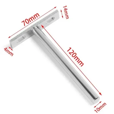 3/4/5in T-shaped Shelf Bracket Invisible Layer Support Floating Shelf Brackets Hidden Wooden Board Bracket Wall Fixing Bracket