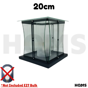 HOMS Modern Glass Outdoor Gate Light Model 6622 Pillar Ligthing Home Decoration Light Design