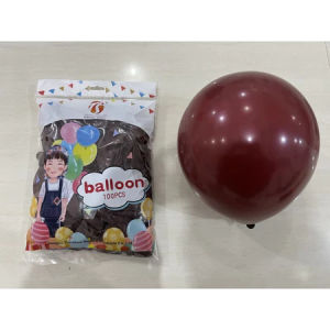 Balon Latex Retro Red Wine Maroon 10/20 pcs 12 inci Retro Red Wine Balon Lateks Untuk Pesta Ulang Tahun Pernikahan Festvial Dekorasi