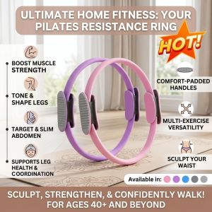 Pilates Ring Yoga Fitness Circle Leg Toning Body Shaping Multi Functional Home Workout Equipment