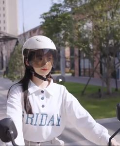 New Motorcycle Helmet MEN Woman Electric Motor Car Scooter Bike Open Face Half Helmet Anti Safety Hat Bicycle Cap With Goggles2026