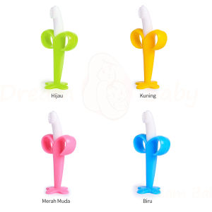 DreamBaby Teether gigitan bayi/Gigitan bayi lembut/Mainan gigitan bayi buah berbentuk pisang