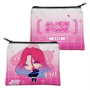 Alien Stage Mizi Sua Ivan Till Hyuna Luka Coin PurseCute Cartoon Zipper Girls Coin Wallet USB Cable Bag Key Wallets birthday gift
