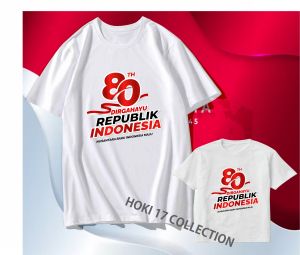 KAOS AGUSTUSAN2025 80TH MERDEKA 1945 KAOSMERDEKA KAOSOBLONG