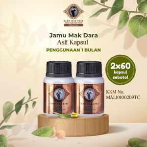 Ready stock🇲🇾Jamu Mak Dara Asli Kapsul 60s [KKM: MAL10100209TC]