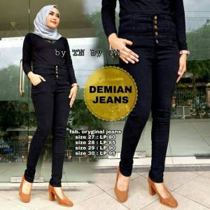 Celana Jeans Wanita Kancing 5 / Celana Jeans High Waist Kancing 5 / Celana Jeans Panjang / Celana Jeans Boyfriend / Celana Jeans Wanita / Celana Jeans Pensil Wanita / Celana Jeans Wanita Skinny