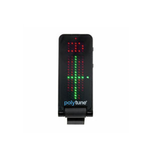 TC Electronic Polytune Clip Clip-On Tuner with Polyphonic Strobe and Chromatic Modes and 108 LED Matrix Display for Ultimate Tuning Performance