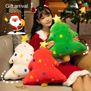 Pillow Plush Toy Dolls Soft Touch Warm and Festive Festive Atmosphere Color Spots Safety Christmas