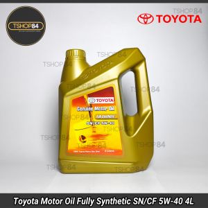 Toyota Genuine Fully Synthetic Motor Oil 5W-40  SN/CF GOLD 1L 4L 1gallon for Gas and Diesel Engine