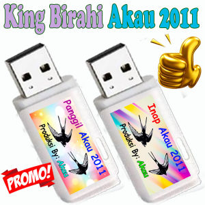King Birahi Akau 2011 Produksi Akau Jaminan Asli 100% Original Garansi Resmi 1Tahun flashdisk