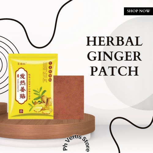 Original HERBAL GINGER PATCHES 100pcs for Pain Relief Promote Blood Circulation Knee Neck Back