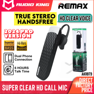 REMAX 100% Original Wearhouse price REMAX RB-T36 and RB-T9 Bluetooth Wireless Handsfree 100% Original Audio Earphones Speaker