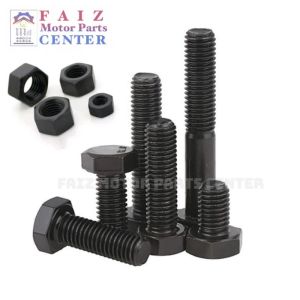 10sets. HIGH TENSILE 7/16x3/4 inch 7/16x1 inches 7/16x 1-1/2 inches HEX.CAPSCREW BOLT W/ NUT(Carbon steel / KS)- FINE THREAD
