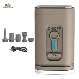 การตั้งแคมป์ไฟปั๊มลมไฟฟ้า 1200mAh เครื่องอัดอากาศมือถือ 4000PA 3 โหมดแสงสำหรับเบาะรองรับ[Winnereco Lifestyle]