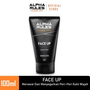 Alpha Rules Face Up 100ml Facial Wash - Sabun Wajah Pria