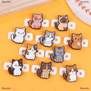 [COD] Bsuimki ไม้ตีเทนนิสรูปแมวการ์ตูนน่ารัก 1 4ชิ้นตัวหน่วงการสั่นสะเทือนซิลิโคน