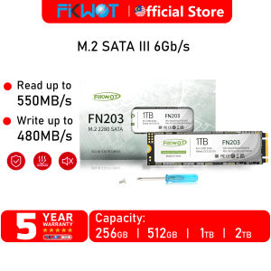 Fikwot FN203 M.2 SATA SSD NGFF 128GB 256GB 512GB 1TB 2280 for Laptop Desktop Internal Hard Disk SATA