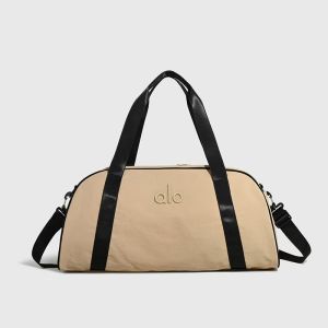 Original ALO Yoga Sports Duffle Bag Large Capacity Nylon Travel Handbag Shoulder Gym Bag for Workout for Women