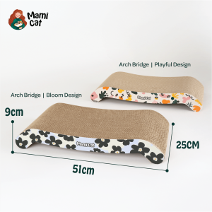Mami Cat Scratching Boards | Oval Den & Arch Bridge Cardboards