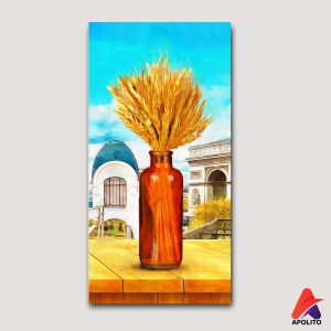 HIASAN DINDING BUNGA REALISTIK WALL DECOR HIASAN DINDING KAMAR PAJANGAN RUANGAN POSTER KAYU GAMBAR BUNGA REALISTIC ABSTRAK