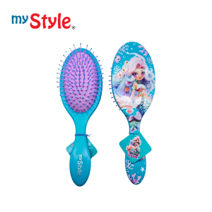 My Style TM 1230 BIRU Hairbrush - Sisir Gagang Karakter Anti Kusut Anak Perempuan