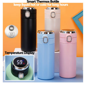 Smart Thermos Stainless Steel Water Bottle 420mL Led Digital Temperature Display Coffee Thermal Mugs Intelligent Insulation Cups Cup