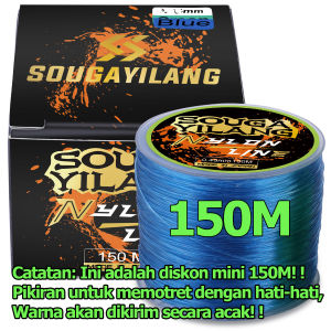 Sougayilang COD Senar Pancing Nilon 4 Warna 500M 11-36.3LB Terdiri dari Uji Sutra Mentah Impor Tarik Hingga Fishing Lines Joran Pancing.