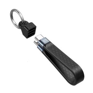 Compact Usb-4 Keychain Data Cable 40Gbps Transfer Rate 8K Video Projection PD240W Fast Charging General Use