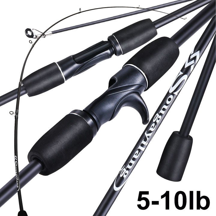  Fishing Rods Ultra-Sensitive Carbon Spinning Fish