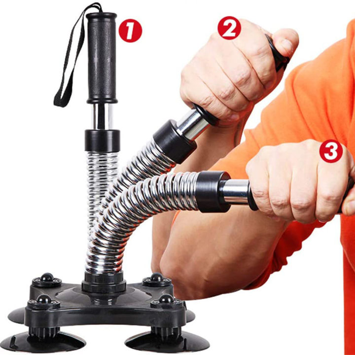 Hand Muscle Developer Daywolf Arm Wrestling Trainer 4 Suction Pad Style Forearm Hand-Muscle ...