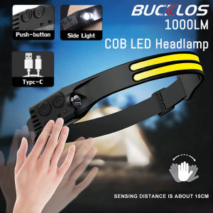 Headlight Flashlight COB LED Head Lamp Outdoor USB Rechargeable Waterproof Headlamp Flashlight