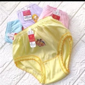 celana dalam anak perempuan || 3pcs || katun lembut || karet pinggang ||m l xl