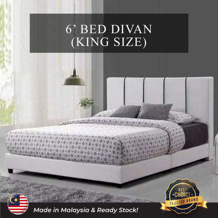 **PROMOTION** BIANCA King Size Headboard Bed Frame / Katil King / Bed ...