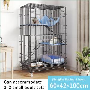 4 layer Large Cat Cage Pet cage 2 Layer Foldable Easy Assemble Cage for Cat Affordable 3 Layer with Wheels