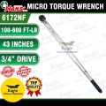 Hans Click Torque Wrench Heavy Duty Tools 6172NF 3/4  Drive 42 inch | 100-600 ft lbs. 