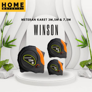 Meteran Karet Winson / Meteran Tukang 3 Meter 5 Meter 75 Meter / Measuring Tape / Meteran Karet 3 Meter 5 Meter 75 Meter