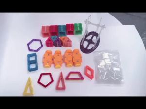 2025 64-184Pcs Kids Magnetic Building BlocksSize Magnet Toys for Boys Construction Set STEM Toy for Children Girls ESLDF