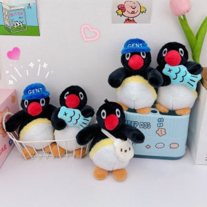 Salime Cute Fat Penguin Plush Animals Doll Toy Keychain Pendant Backpack Hangings Decoration