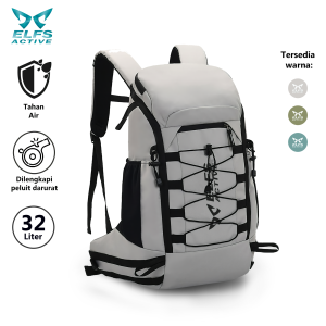 ELFS ACTIVE Tas Ransel Gunung 32 L Semi Carrier Water Resistant Bag Tas Hiking 0398