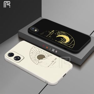 Casing hp OPPO A18 A38 A58 4G A78 4G A17 A17K A37F A37 A16 A16S A54S A5S A12 A7 A3S A52 A92 A31 A54 A55 A31 A1K F9 A74 A95 A78 Reno 8T Reno 5 A83 F1S Perubahan Siang Dan Malam Soft Phone Cover