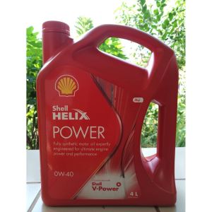 น้ํามันเครื่อง shell helix power 0w40 สําหรับเครื่องยนต์เบนซิล