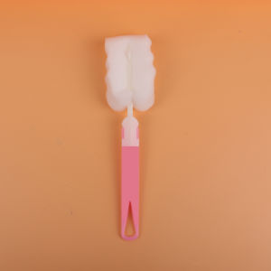 ชุดขวดด้ามจับยาวแปรงทำความสะอาดซิลิโคนหมุนได้360องศาอุปกรณ์ทำความสะอาดเครื่องใช้ในครัวชุดแปรงฟองน้ำขวด