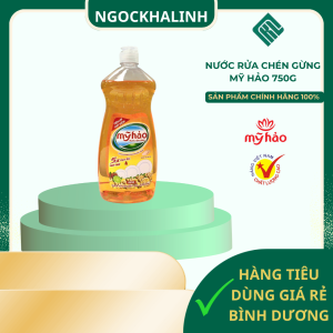 Nước rửa chén gừng Mỹ hảo 750G