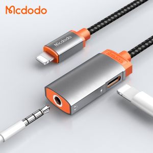 ORIGINAL MCDODO ADAPTER AUDIO SPLITTER COMPATIBLE FOR APPLE SPLITTER EARPHONE AUDIO CONVERTER ADAPTER