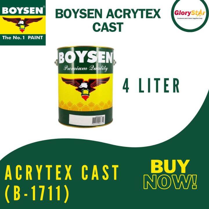 BOYSEN PAINTS ACRYTEX CAST | Lazada PH