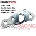 TRC Racing CNC Sniper 150 155 Brake Caliper Bracket Front And Rear 2Pot 4Pot 203mm 245mm 267mm Disc. 