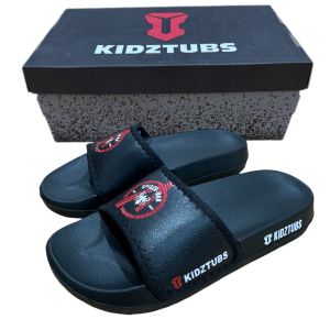 KIDZTUBS Sandal Anak Laki Laki Karet Slipper Slide Selop Slipon Jepit Karakter Warna Hitam Usia 6-10 Tahun 1604100424
