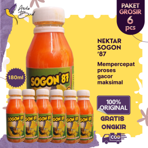 PAKET GROSIR 6 PCS Nektar Sogon 87 Pakan Burung Sogon Colibry sumber penggacor berprotein lengkap