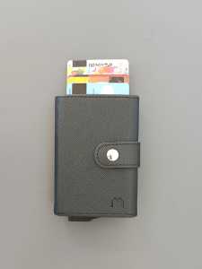 Mediatech Saffiano RFID Pop Up Card Holder Mini Wallet