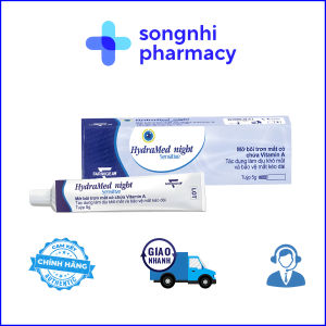 Mỡ Vitamin A Tra Mắt HydraMed Night Sensitive [Chính hãng nhập khẩu từ Đức]  Mỡ Tra Mắt Vitamin A Mỡ Mắt